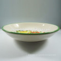 Morden flower pattern ceramic square plates